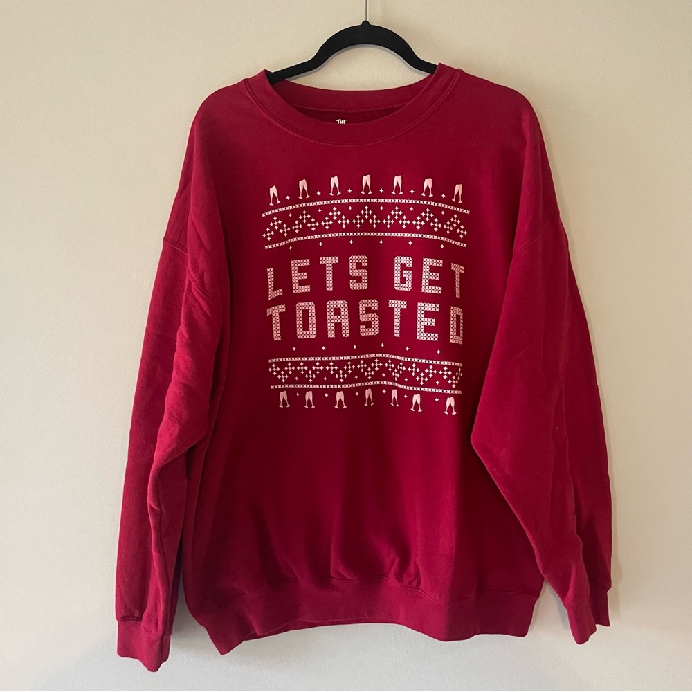 Morning Toast - Let’s Get Toasted Sweatshirt - XL